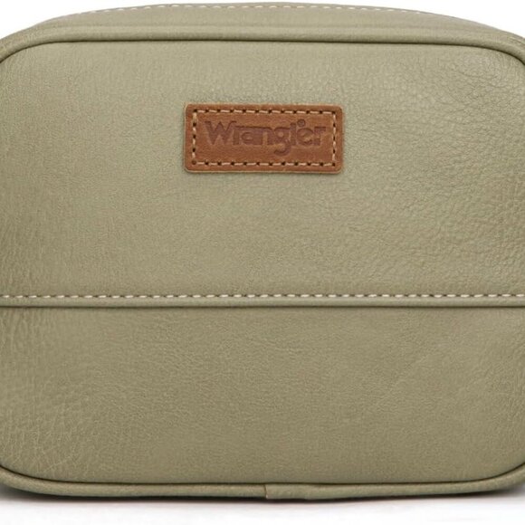 Trendy Wrangler Mini Crossbody Purse - Stylish Aztec Pattern & Adjustable Strap - Picture 1 of 6